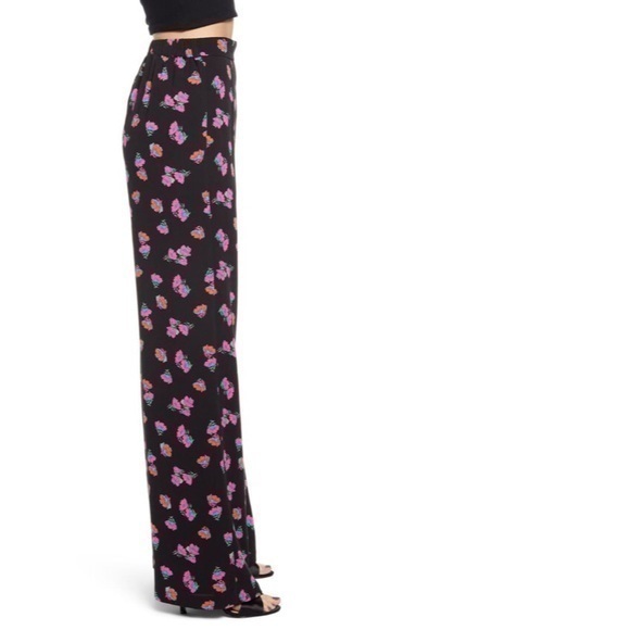 WAYF High Rise Floral Wide Leg Pant - Picture 3 of 5